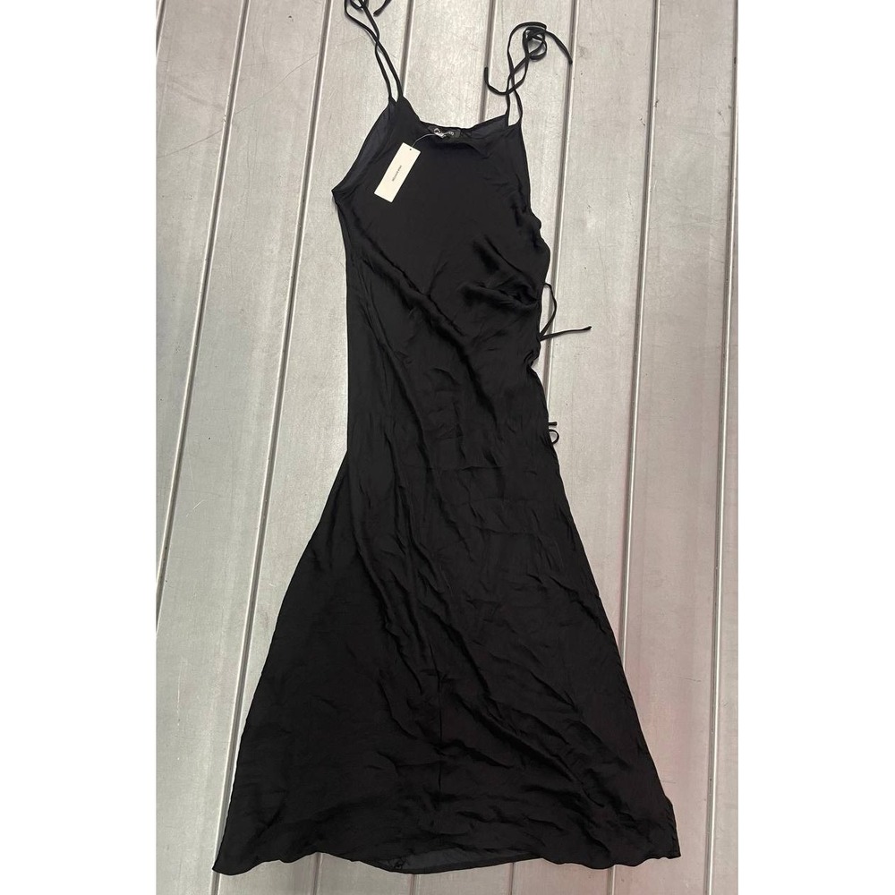 Urban Outfitters Maxi‎ Tank Dress Womens Small Black Side Tie